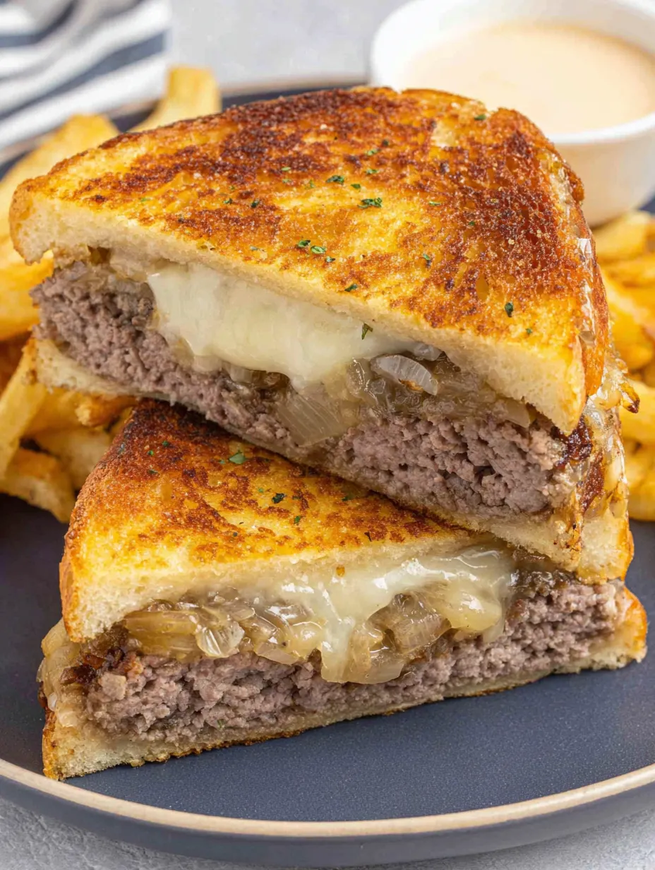 French Onion Patty Melt