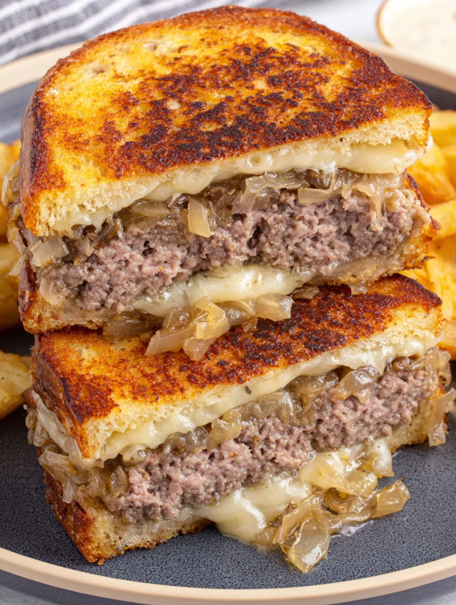 French Onion Patty Melt