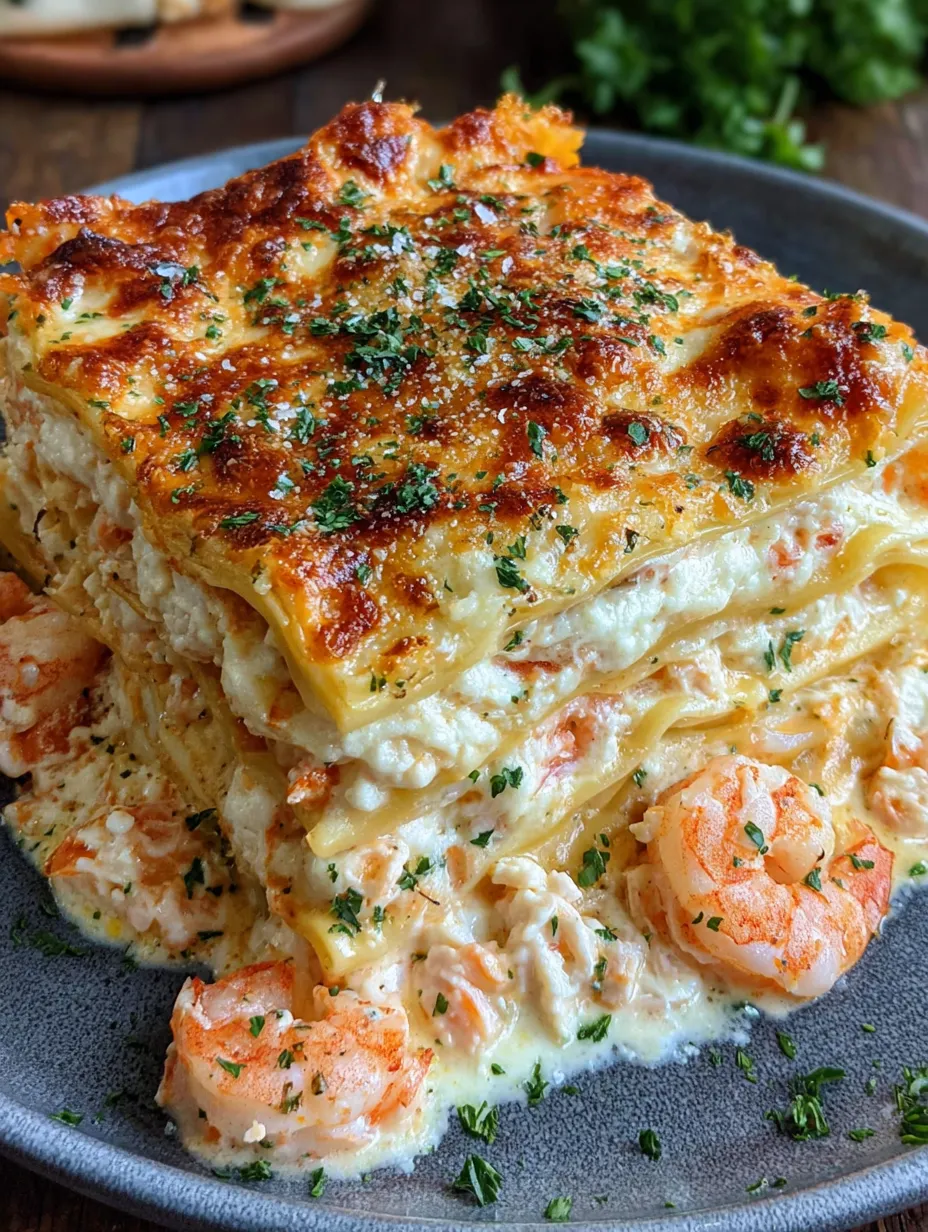 Seafood Lasagna Recipe