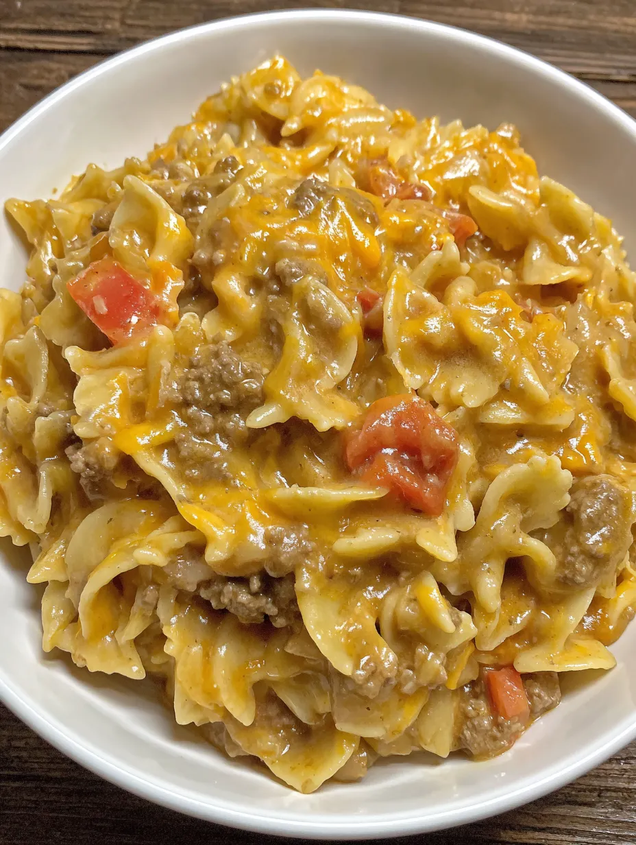 One Pot Cheesy Taco Mac