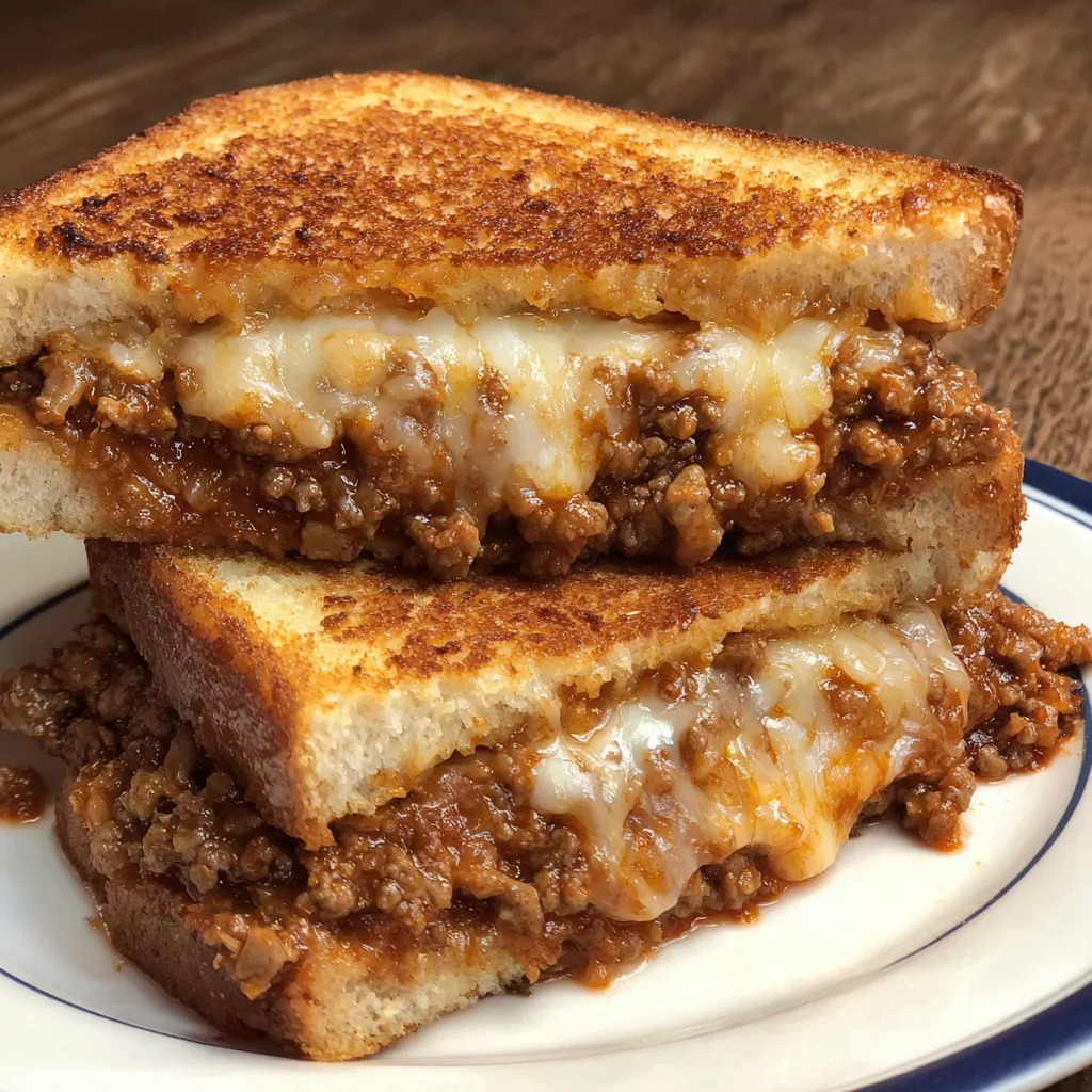 Sloppy Joe Grilled Cheese