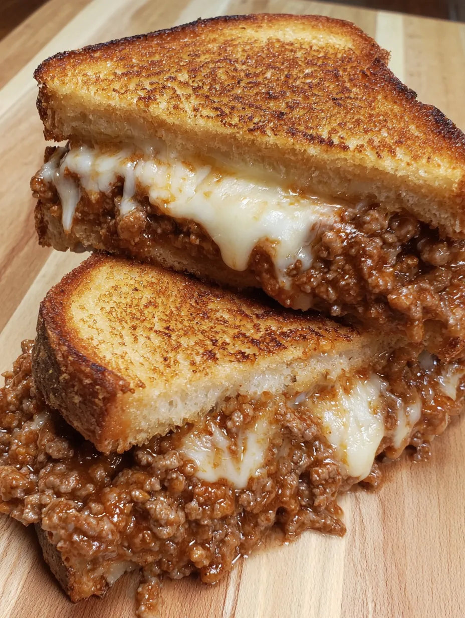 Sloppy Joe Grilled Cheese