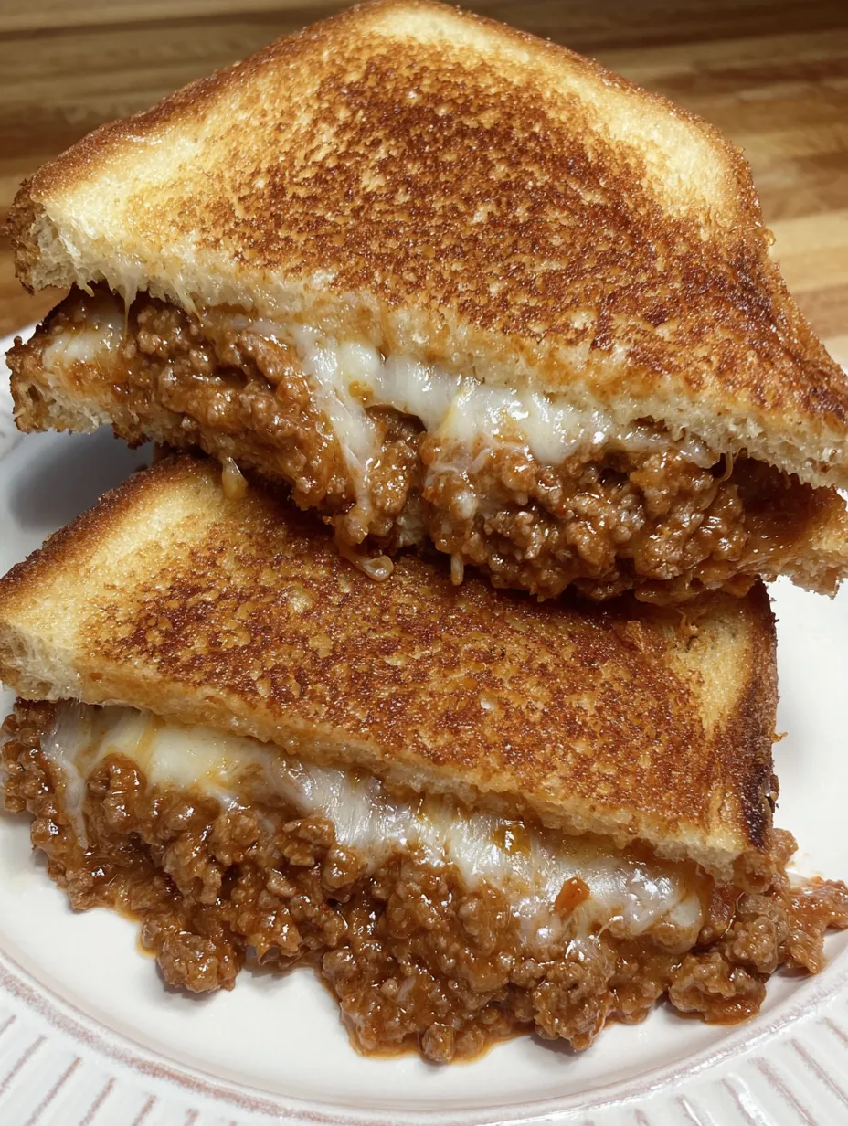 Sloppy Joe Grilled Cheese