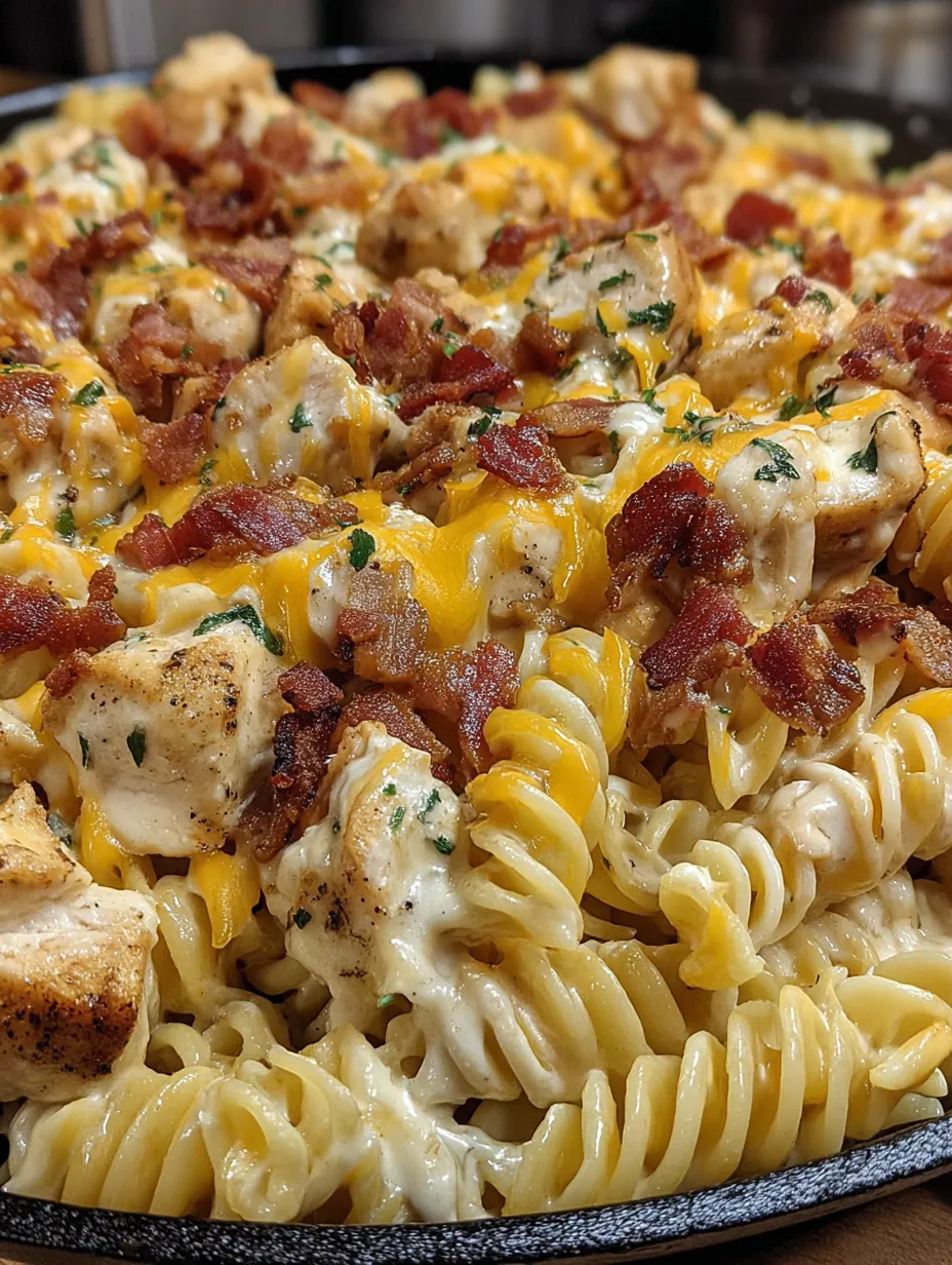 Chicken Bacon Ranch Pasta