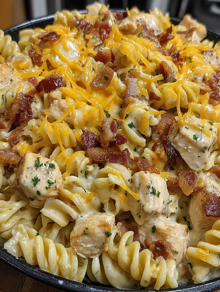 Chicken Bacon Ranch Pasta
