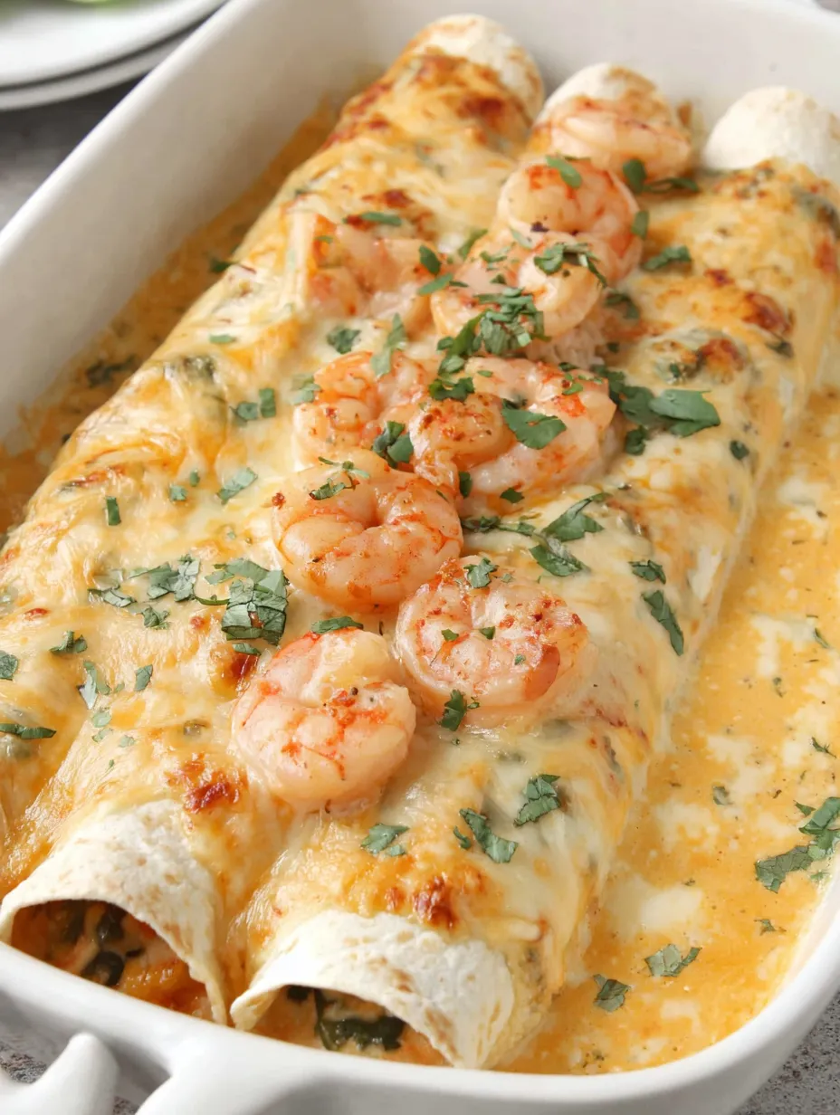 Shrimp Enchiladas