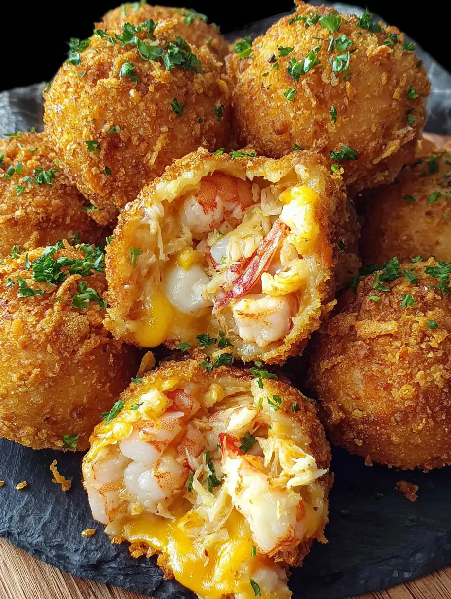 Shrimp and Crab Nacho Bomb Corn Dogs