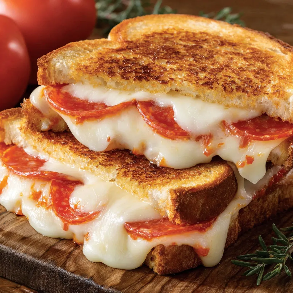 Pepperoni Pizza Grilled Cheese