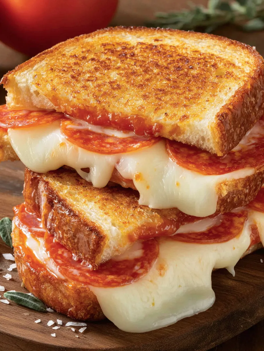 Pepperoni Pizza Grilled Cheese