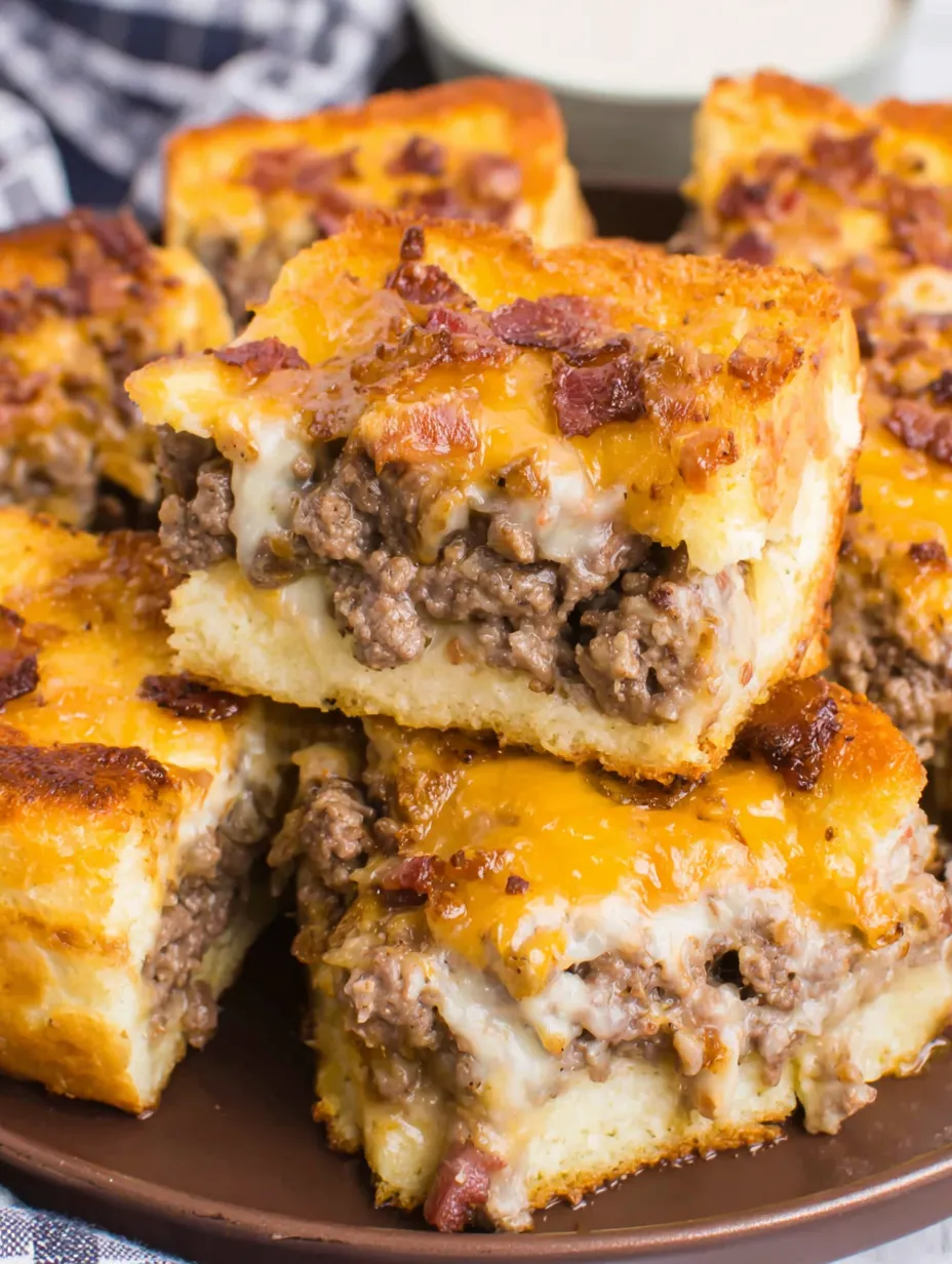 Bacon Cheeseburger Grilled Cheese Casserole