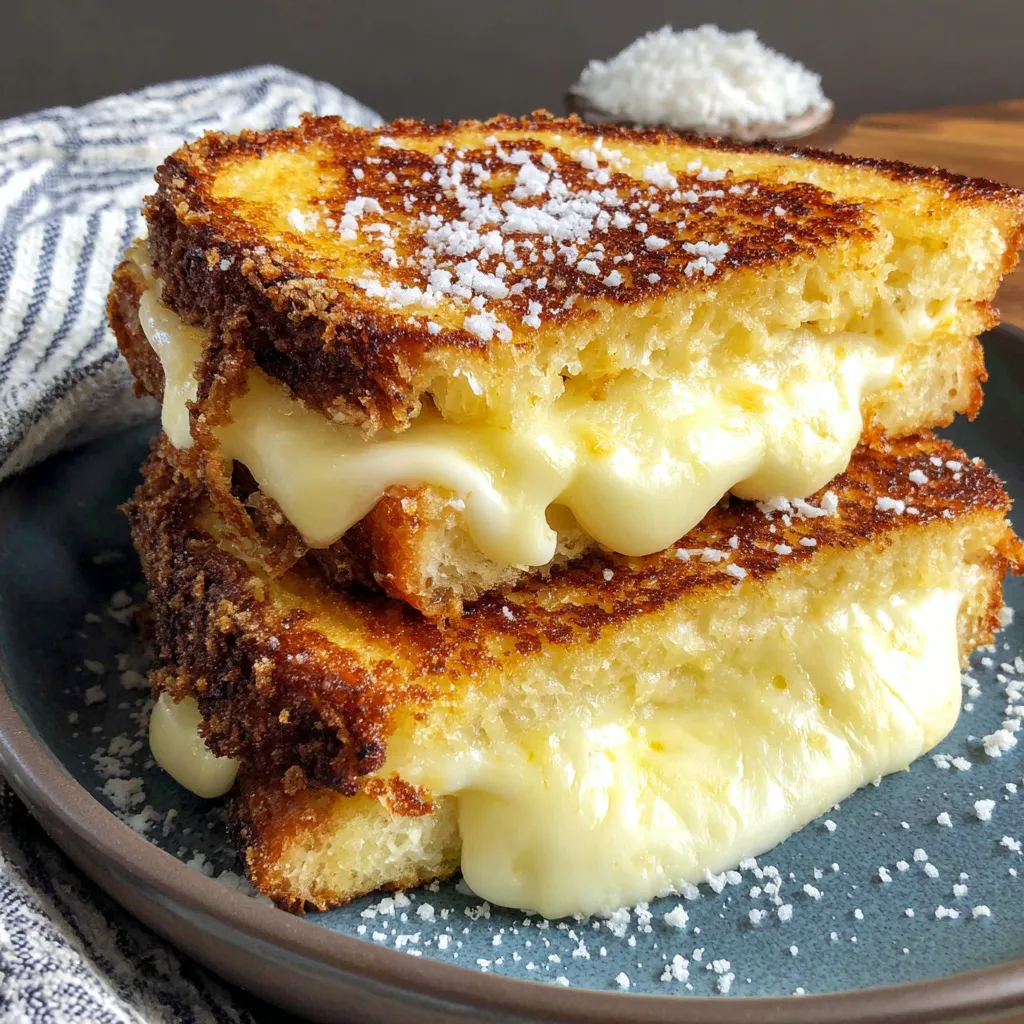 Mozzarella in Carrozza (Italian Fried Mozzarella Sandwiches)