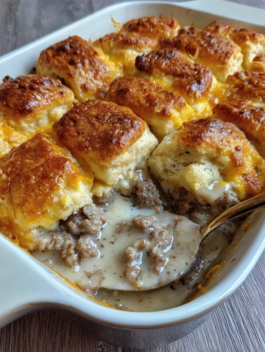 Biscuit and Gravy Casserole