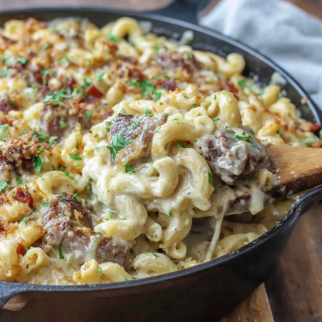 Steak Mac and Cheese