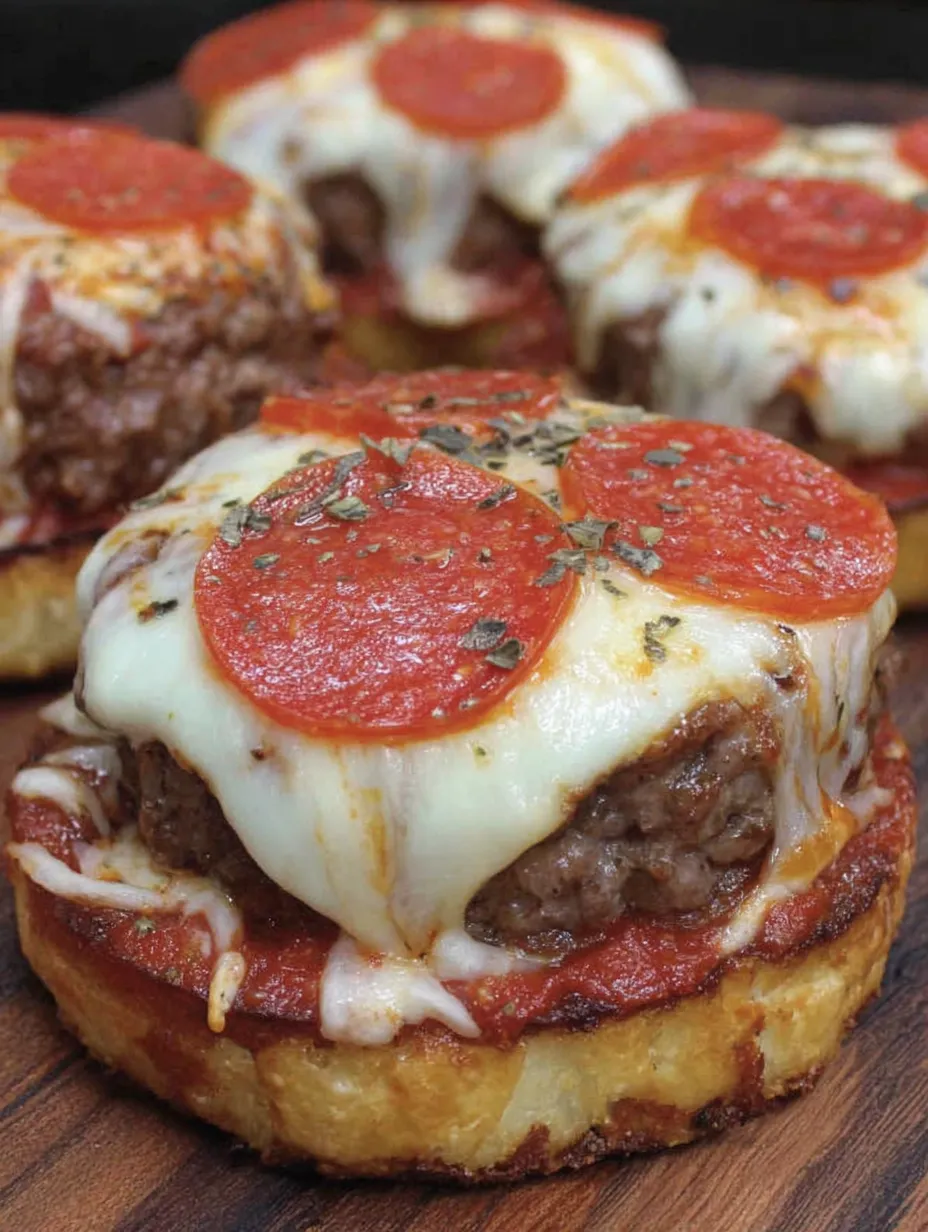 Smoked Pizza Burger