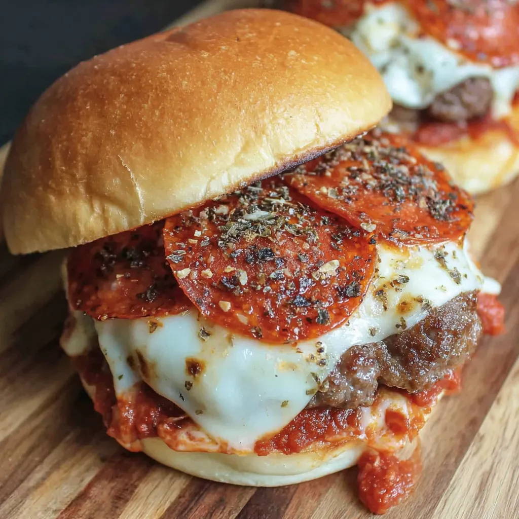 Smoked Pizza Burger