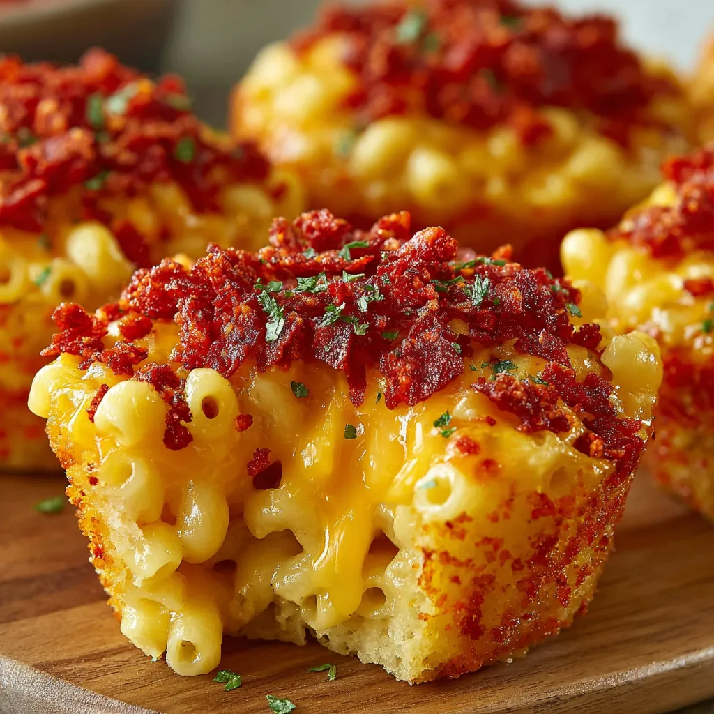 Cheetos Flamin’ Hot Mac & Cheese Muffins