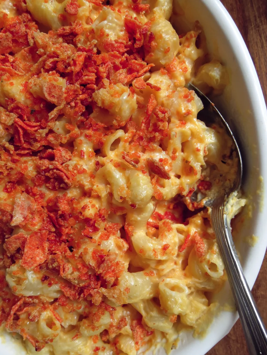 Hot Cheetos Mac and Cheese