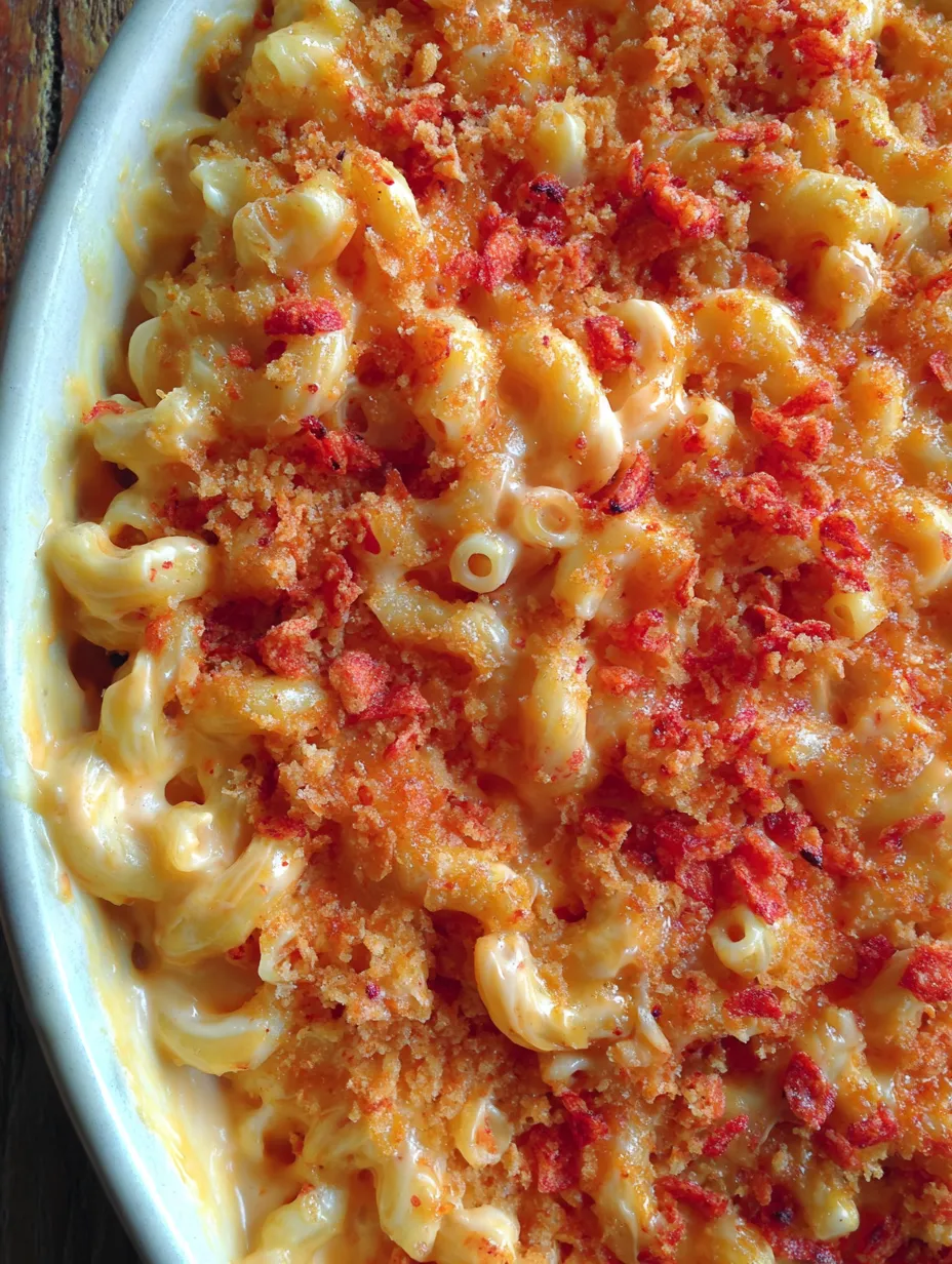Hot Cheetos Mac and Cheese
