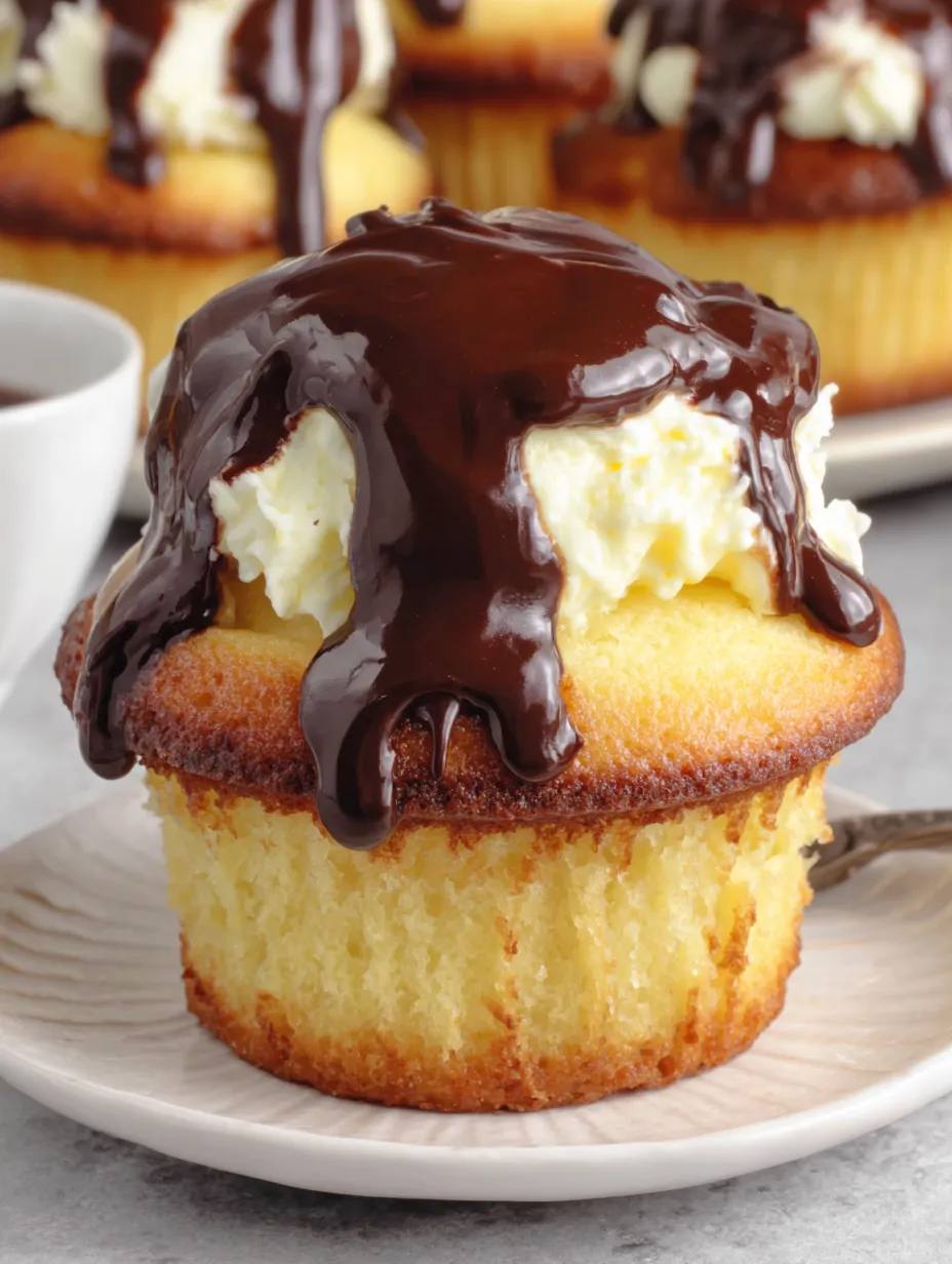 Boston Cream Pie Cupcakes Recipe