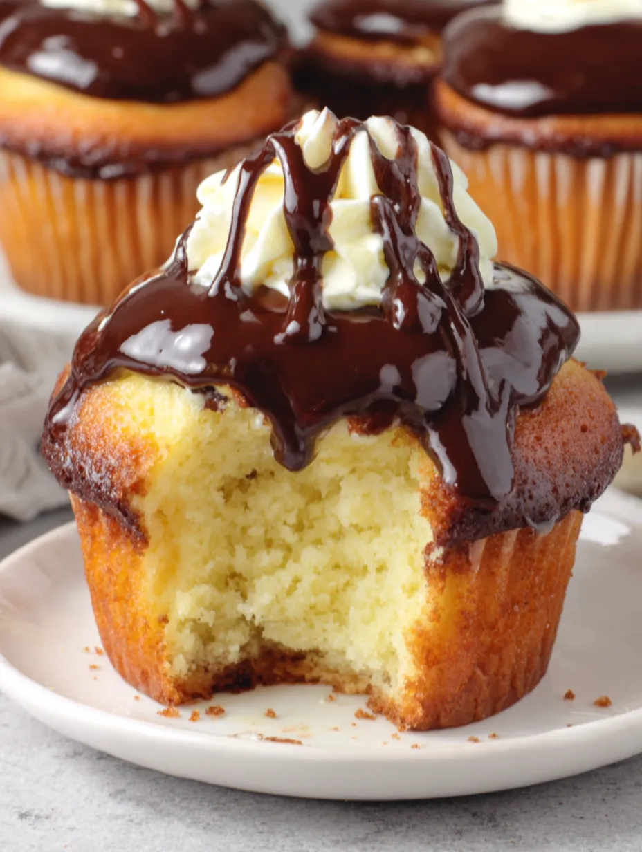 Boston Cream Pie Cupcakes Recipe