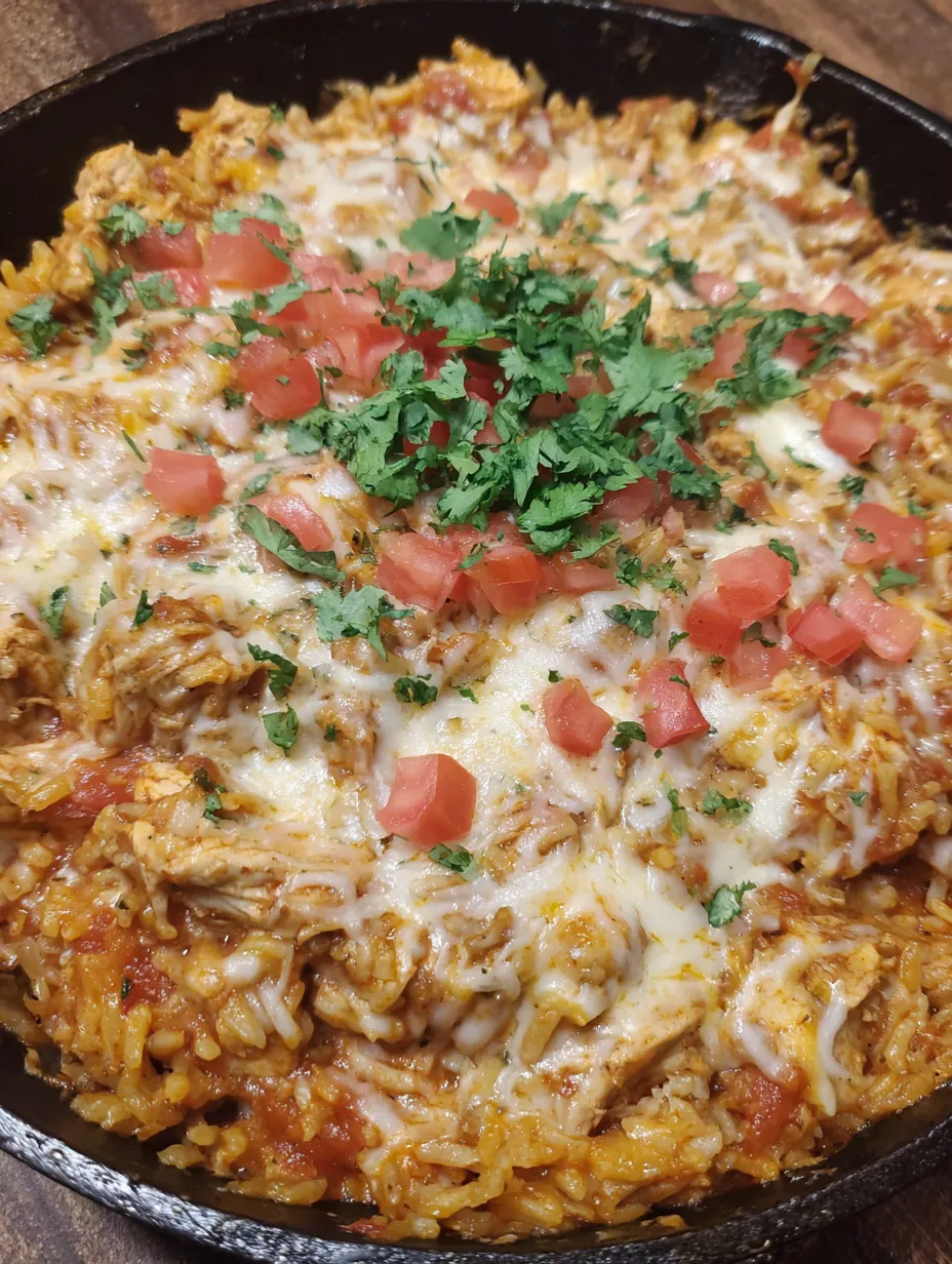 Cheesy Chicken Taco Rice