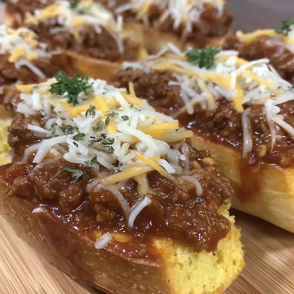 Garlic Bread Sloppy Joe’s