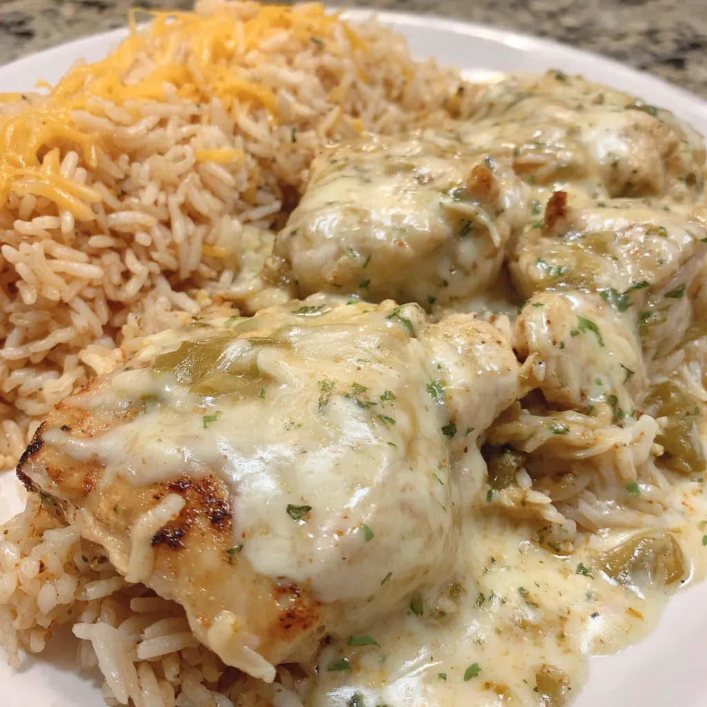 Arroz Con Pollo (Cheesy Chicken and Rice)