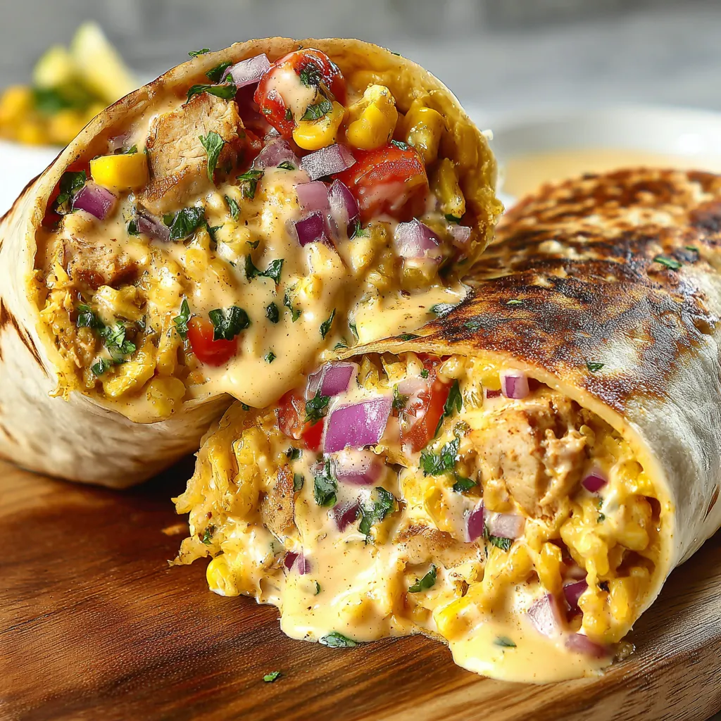Easy Spicy Chicken Burrito Recipe