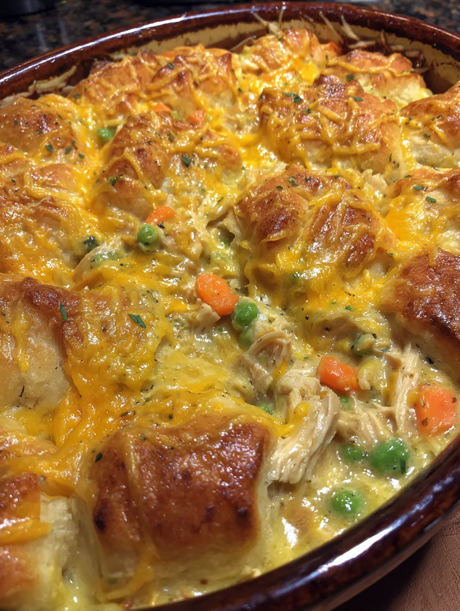 Chicken Pot Pie Bubble Up