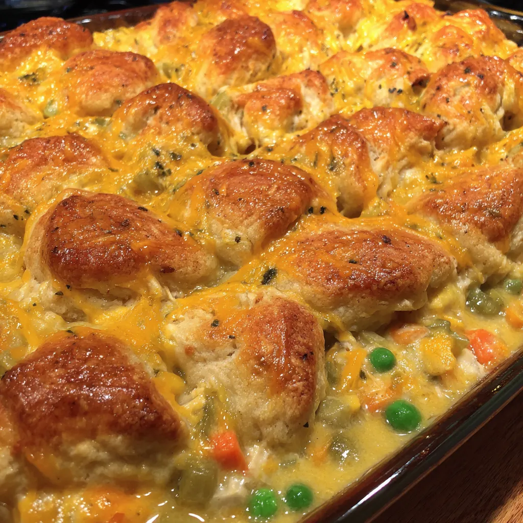 Chicken Pot Pie Bubble Up