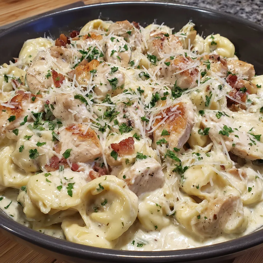 Italian Parmesan Chicken Tortellini