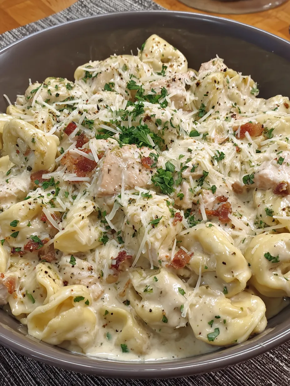 Italian Parmesan Chicken Tortellini