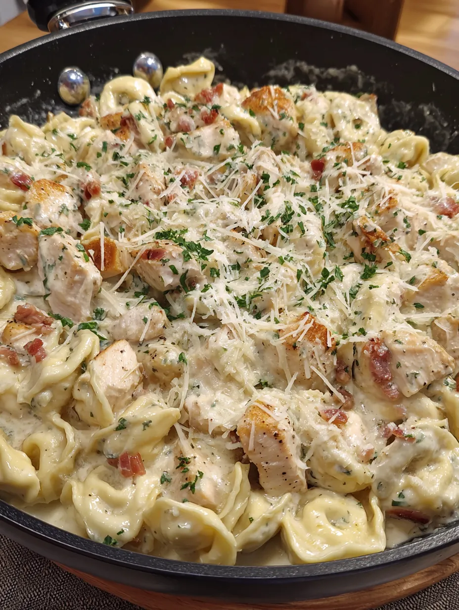 Italian Parmesan Chicken Tortellini