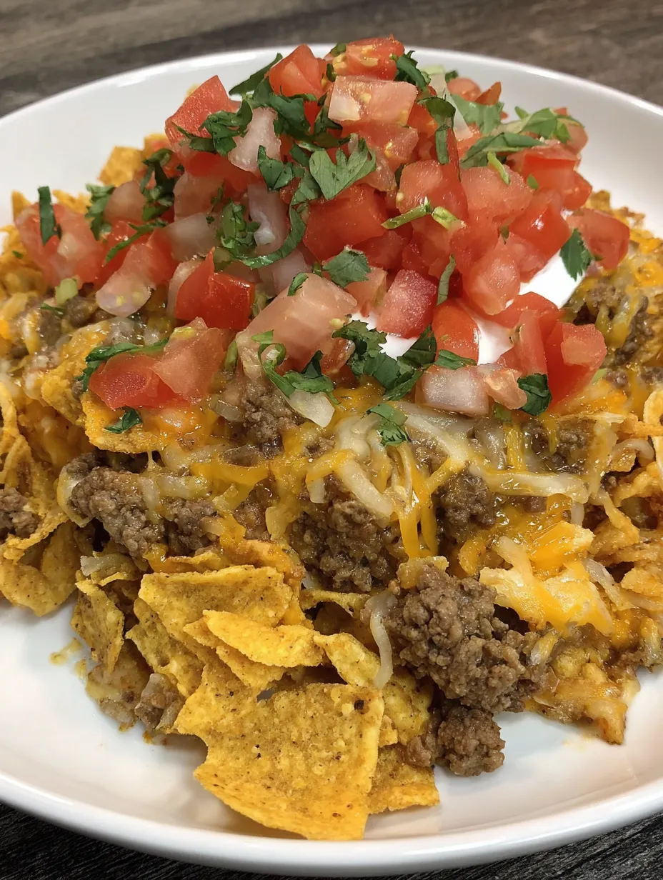 Cheesy Dorito Taco Casserole