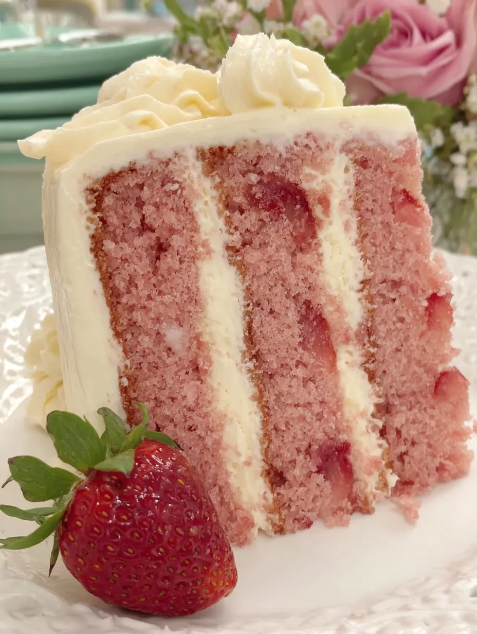 Strawberry Lemonade Cake