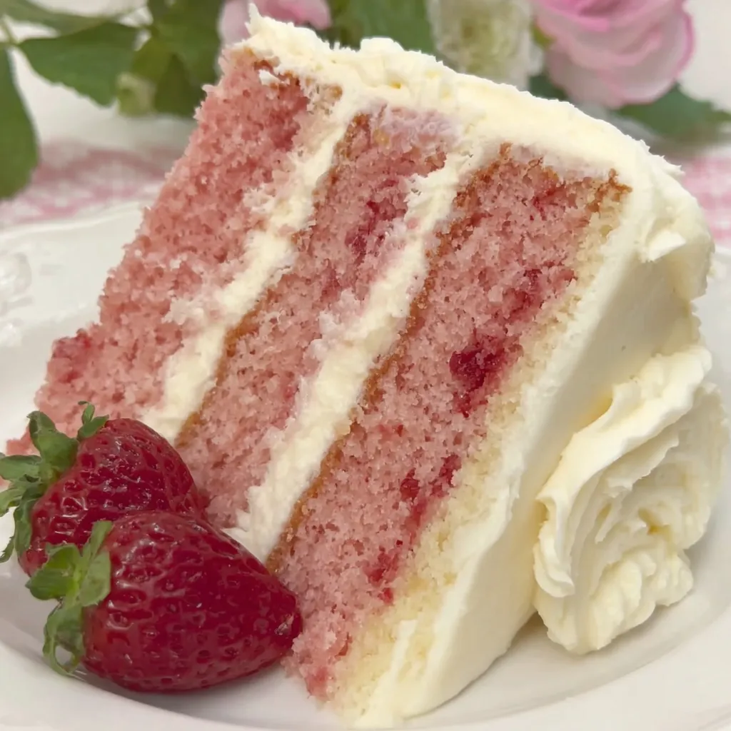 Strawberry Lemonade Cake