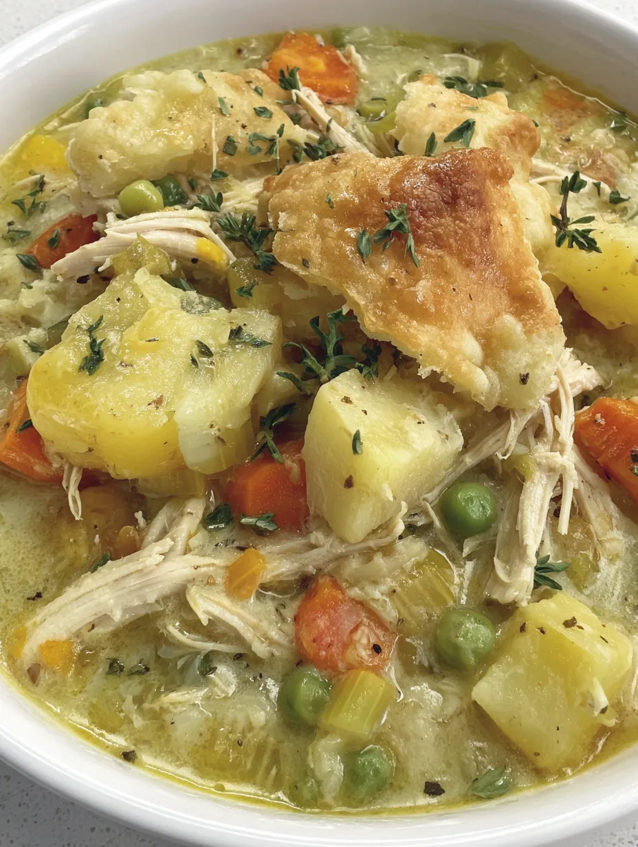 Crockpot Chicken Pot Pie Soup