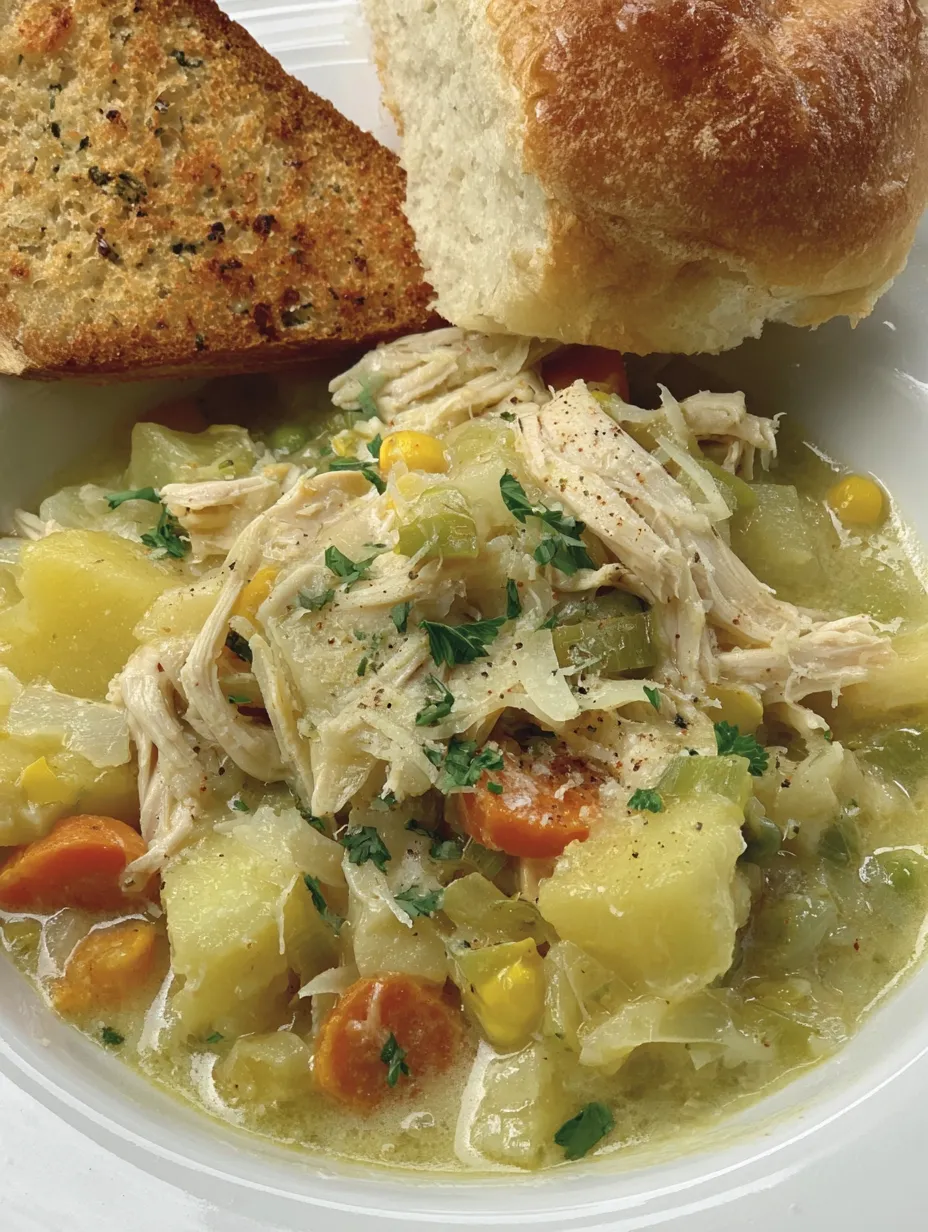 Crockpot Chicken Pot Pie Soup