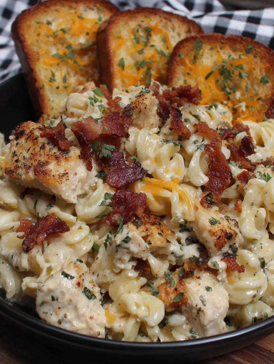 Chicken Bacon Ranch Casserole