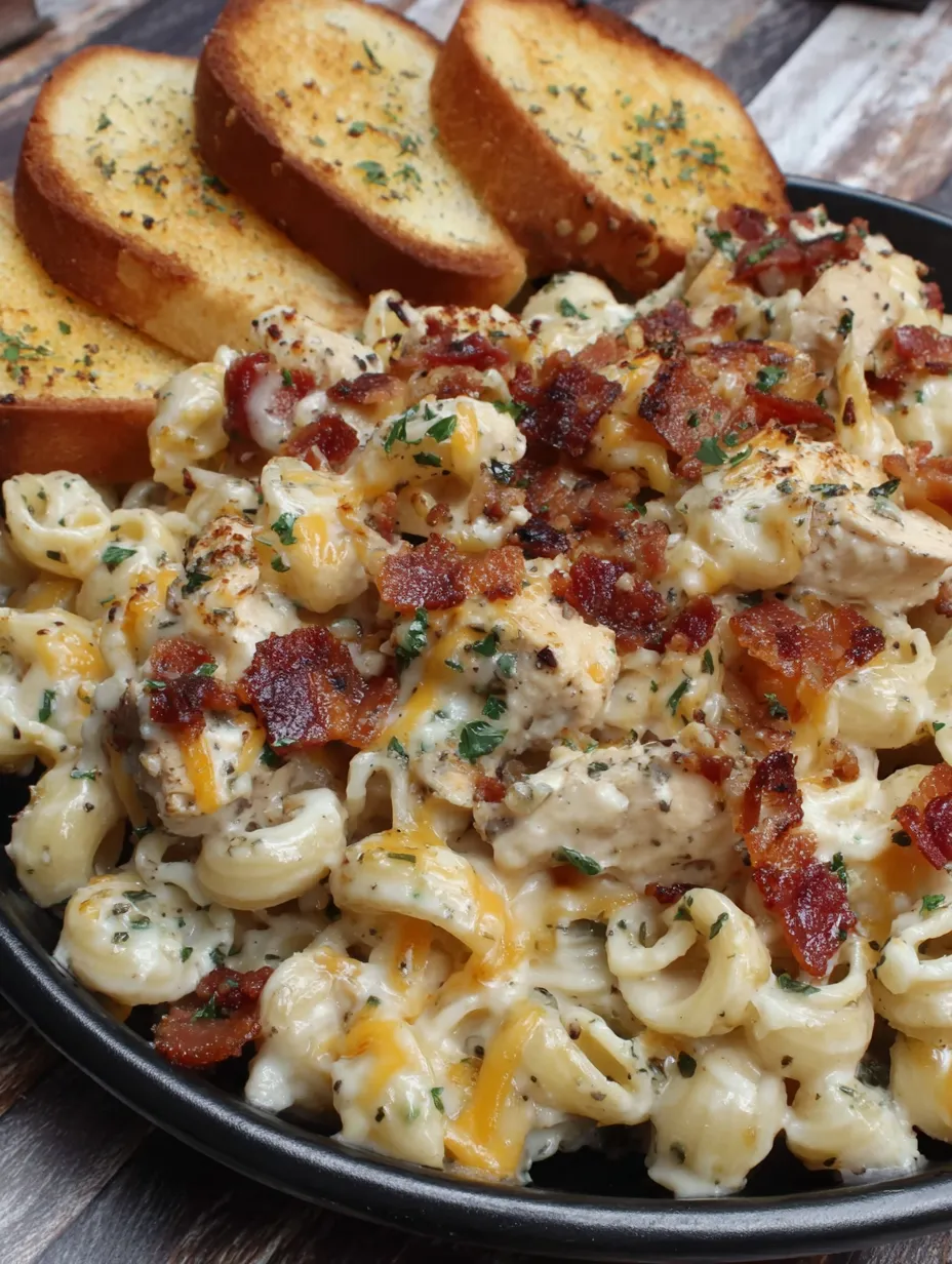 Chicken Bacon Ranch Casserole