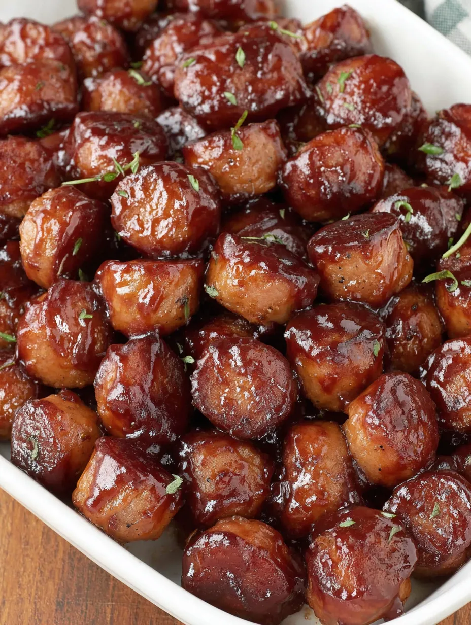 BBQ Sausage Bites
