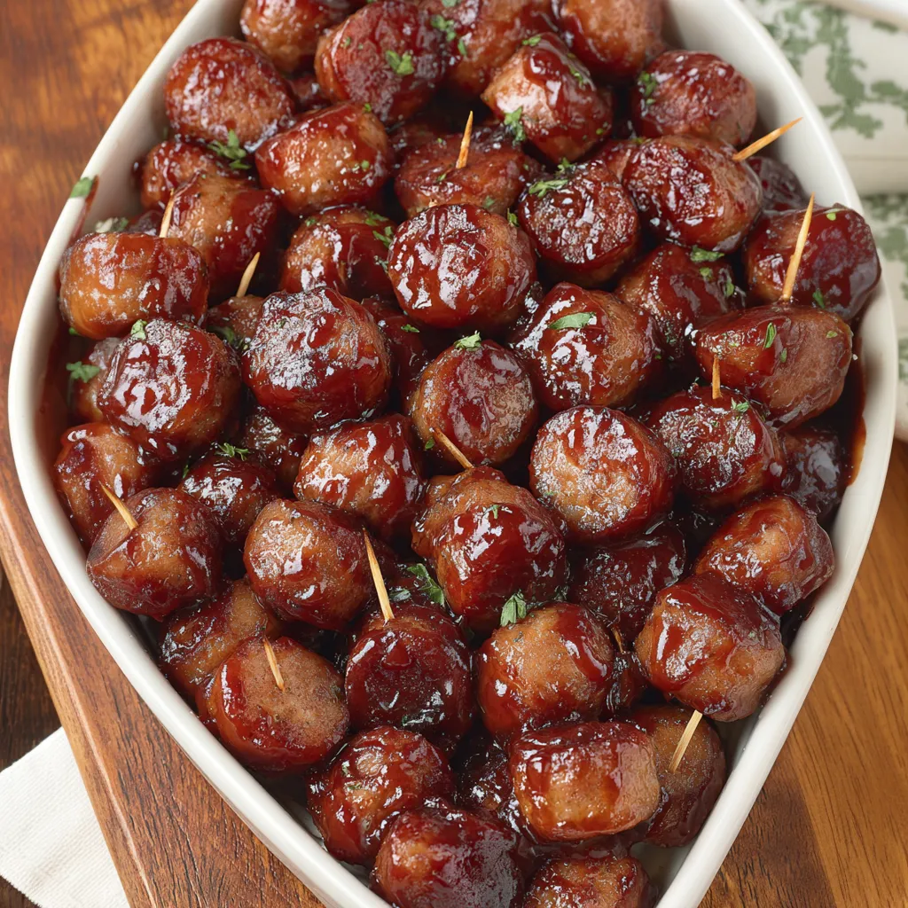 BBQ Sausage Bites