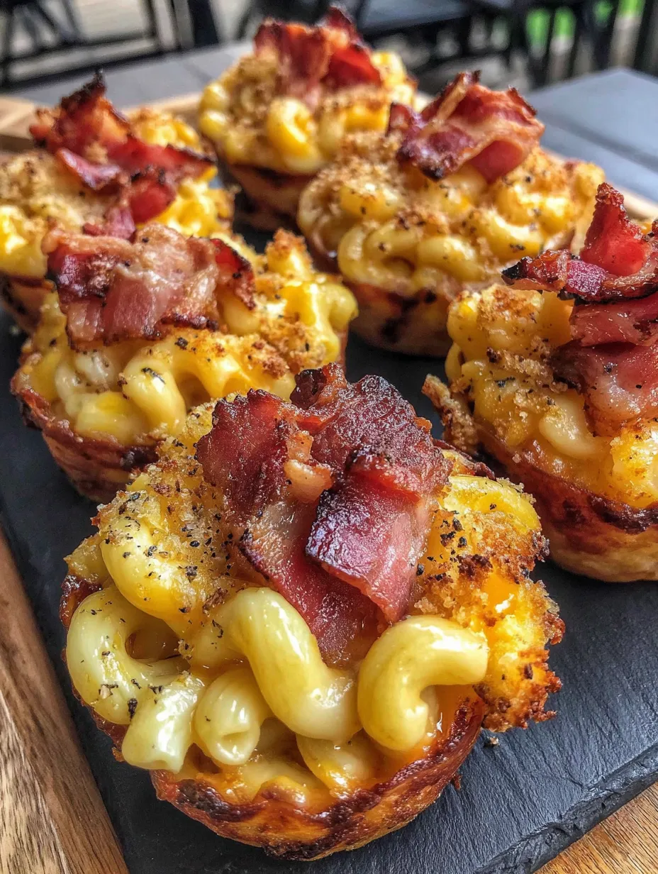 Smoked Mac and Cheese Bacon Cups