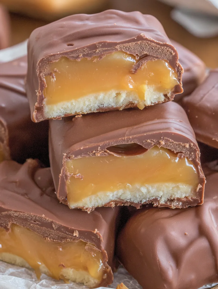 Homemade Milky Way Bars