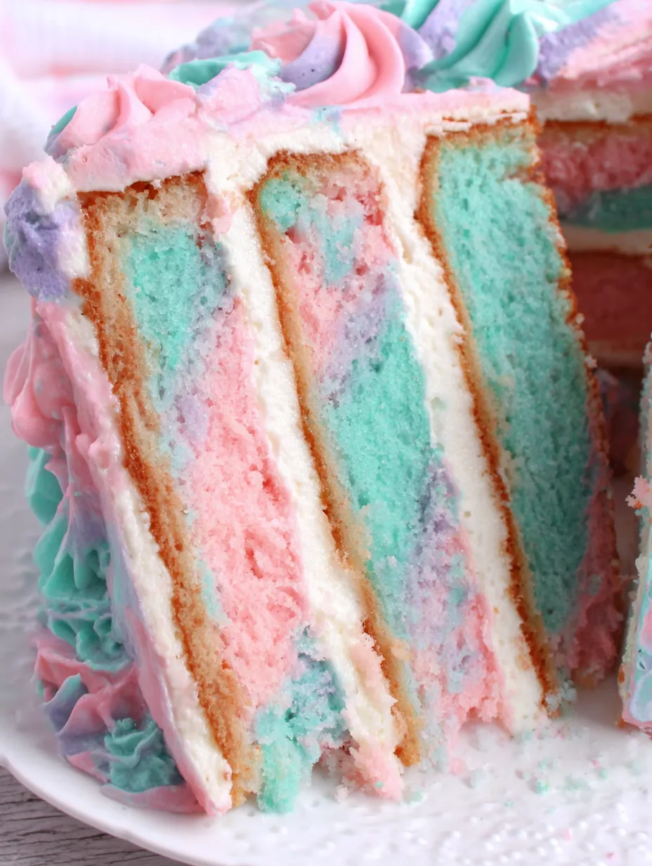 Cotton Candy Cake