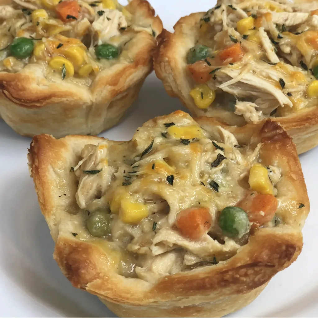 Muffin Tin Chicken Pot Pie