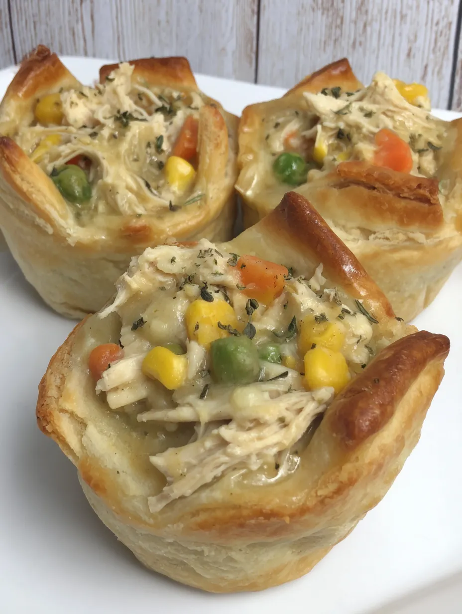 Muffin Tin Chicken Pot Pie