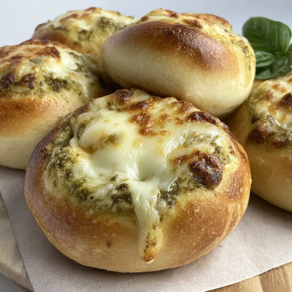 Easy Cheesy Pesto Bombs