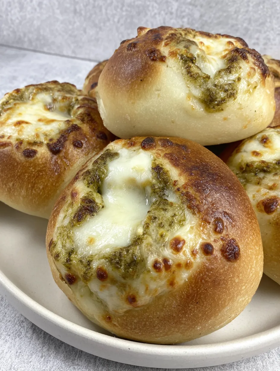 Easy Cheesy Pesto Bombs