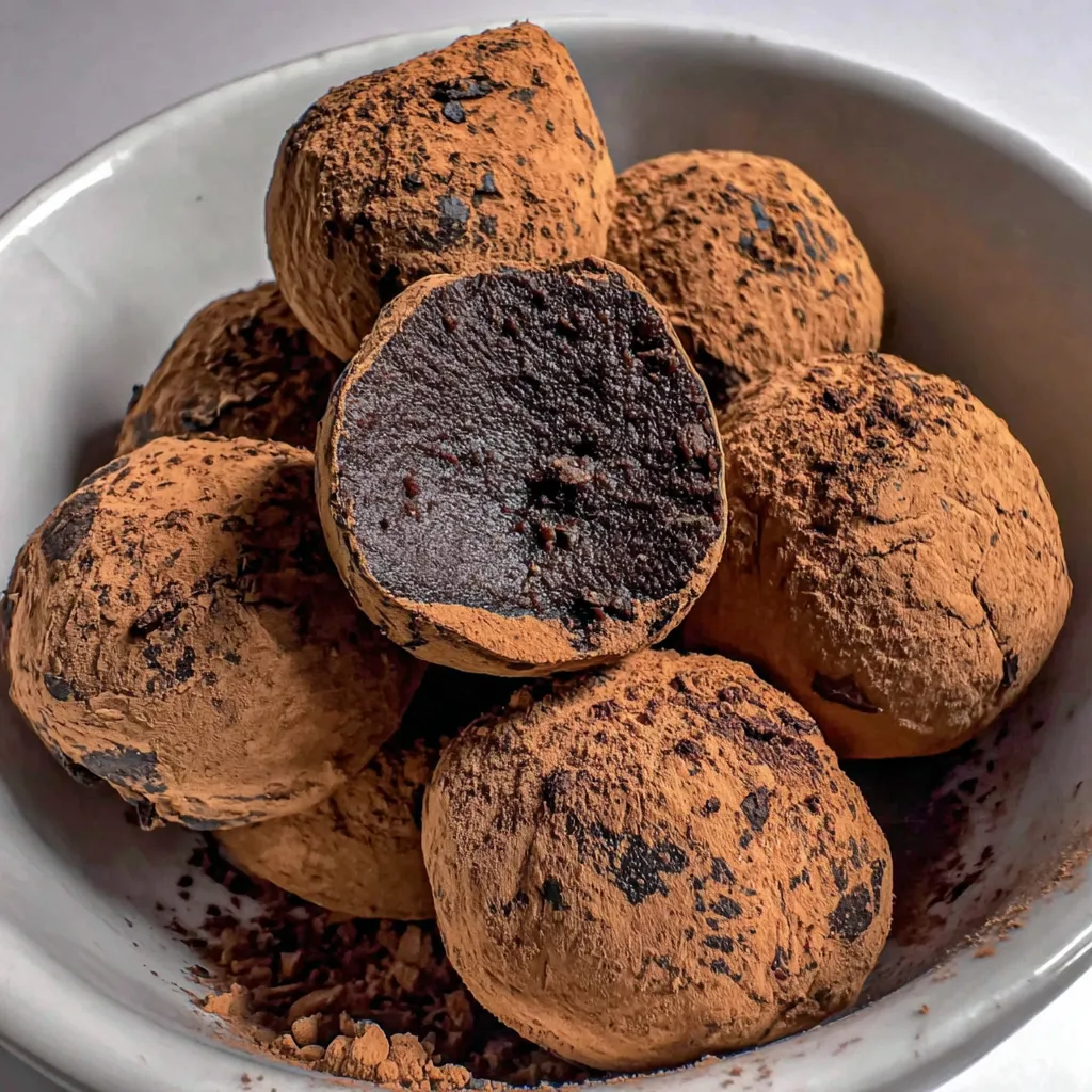 2-Ingredient Dark Chocolate Truffles